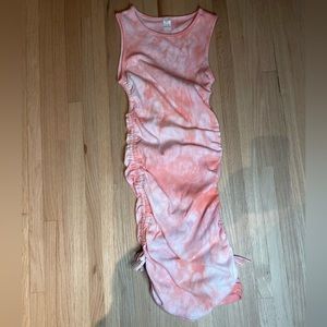 Beautiful tie-dye summer dress